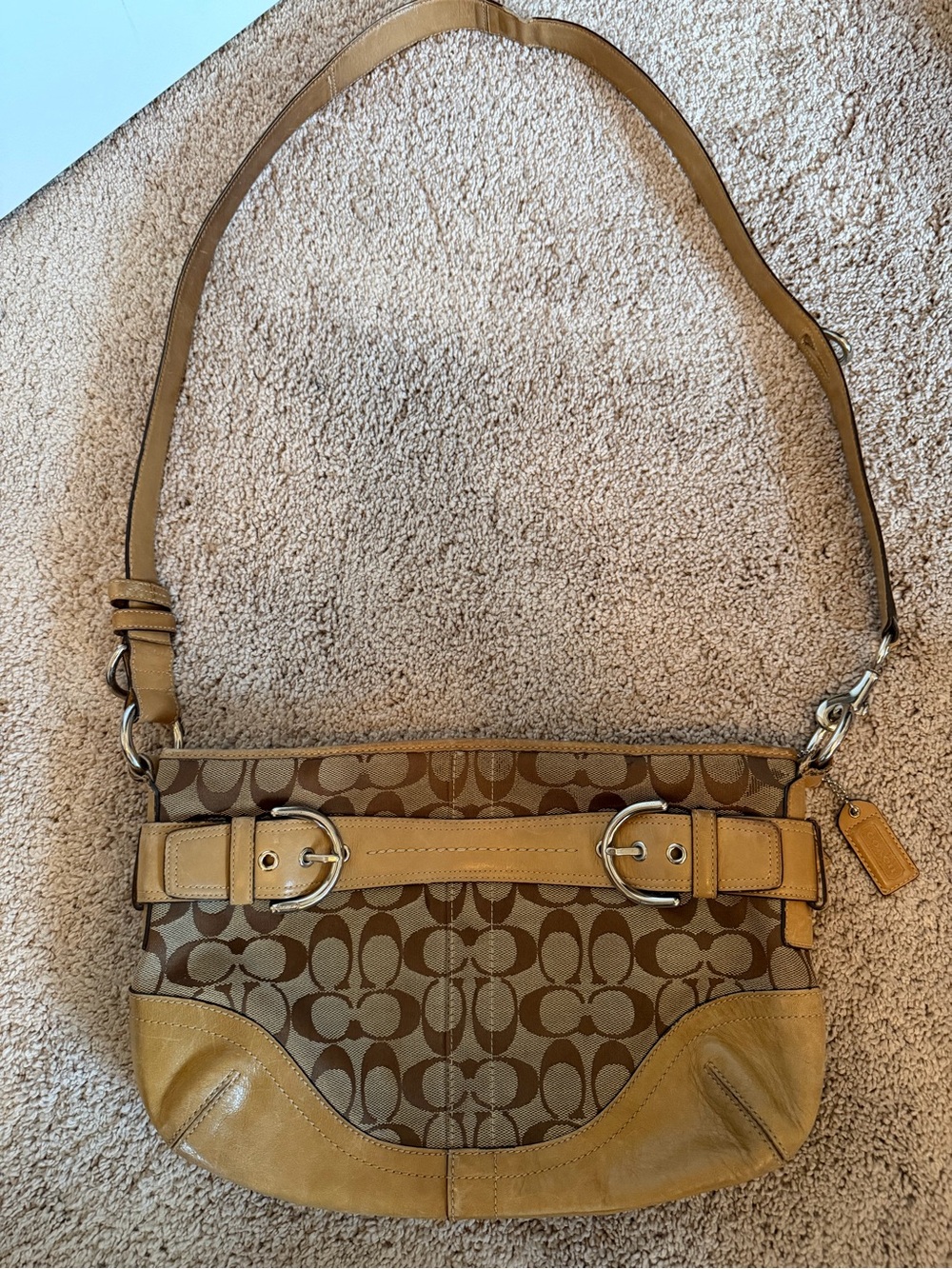 Coach Soho 2-Way Signature Canvas Bag